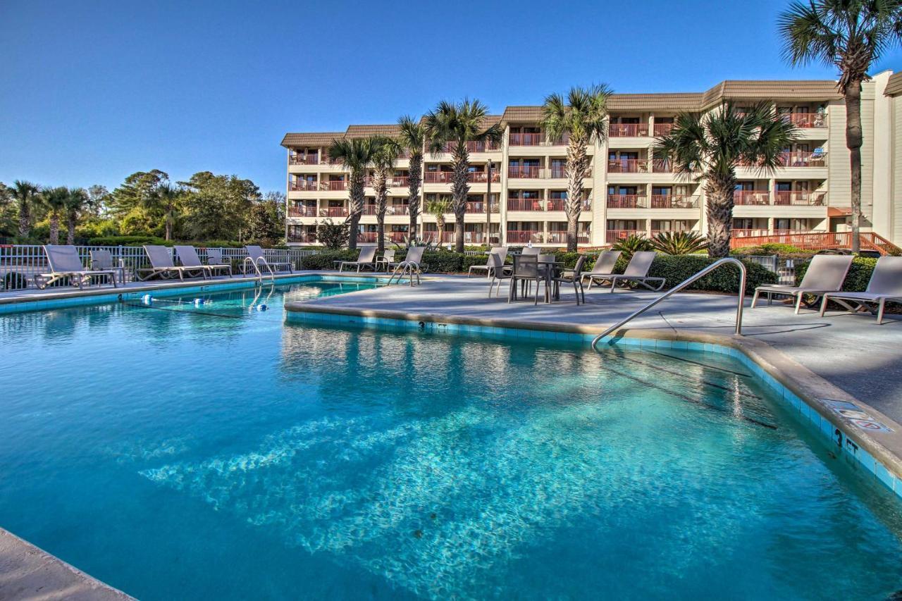 Ocean-View Hilton Head Island Condo Pool, Beach! Exterior foto